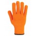 Перчатки плотной вязки акрил с ПВХ, `Точка`, оранжевые, 9, 10 кл., 77-80 г, 1 пара, TDM