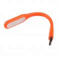 TLD-541 Orange Светильник-фонарь переносной Uniel, прорезиненный корпус, 6 LED, питание от USB-порта